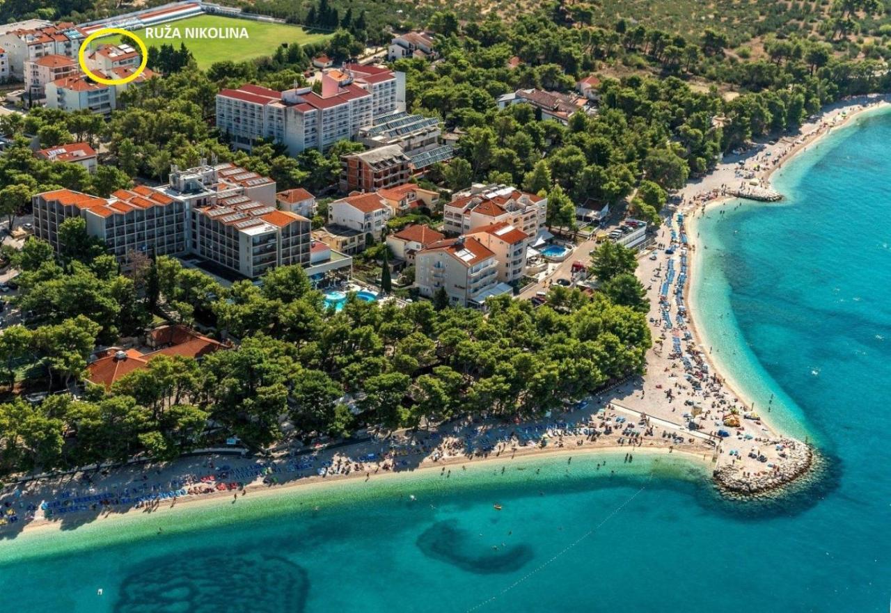 apartmani RUŽA&NIKOLINA*** Baska Voda Bagian luar foto