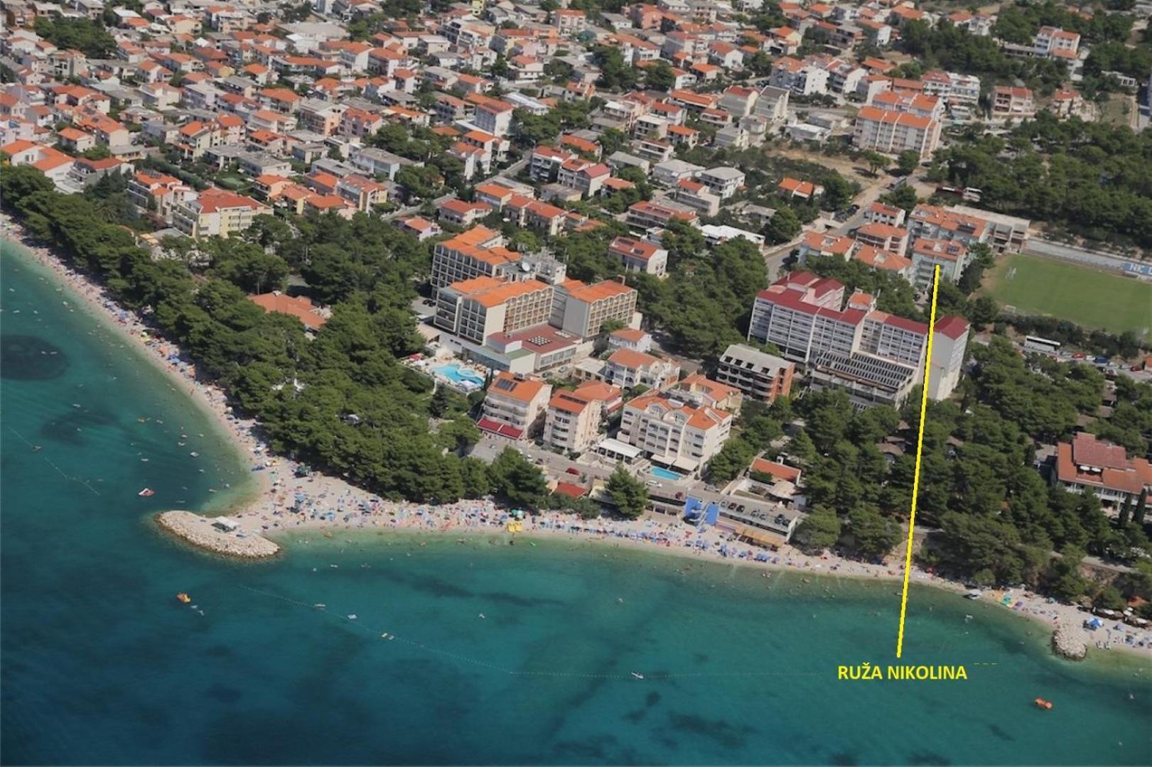 apartmani RUŽA&NIKOLINA*** Baska Voda Bagian luar foto